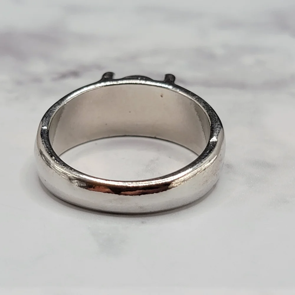 Silver Spike Ring